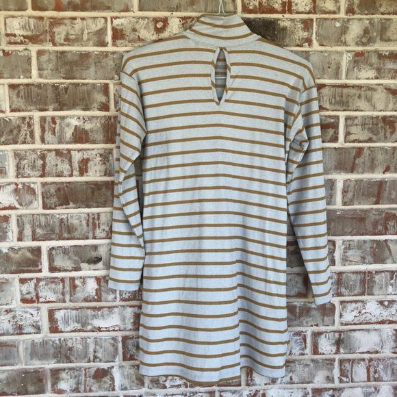 ANTHRO Vanessa Virginia Metallic Turtleneck Tunic XS - Picture 4 of 12